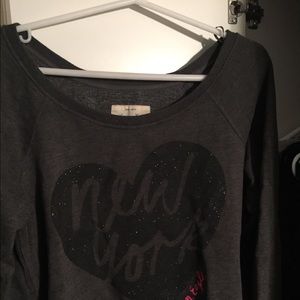 Dark grey New York America eagle sweatshirt